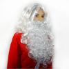 Christmas Halloween Santa Wig & Beard White Beard Wig Cosplay Costume Accessories Santa Hat Glasses Gloves DIY Decorations