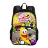 Students Kids School Bags Shovelware Brain Game with Front Pocket Backpack Travel Large Capacity Backpack for Girls Boys Bookbag