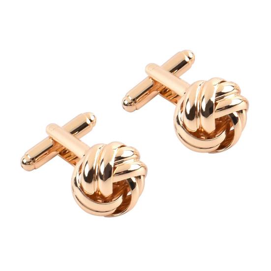 1 Pair Cufflinks Polished Smooth Surface Rhinestones Inlaid Round Shape Men Suit Shirt Cufflinks Shirt Button Replacement