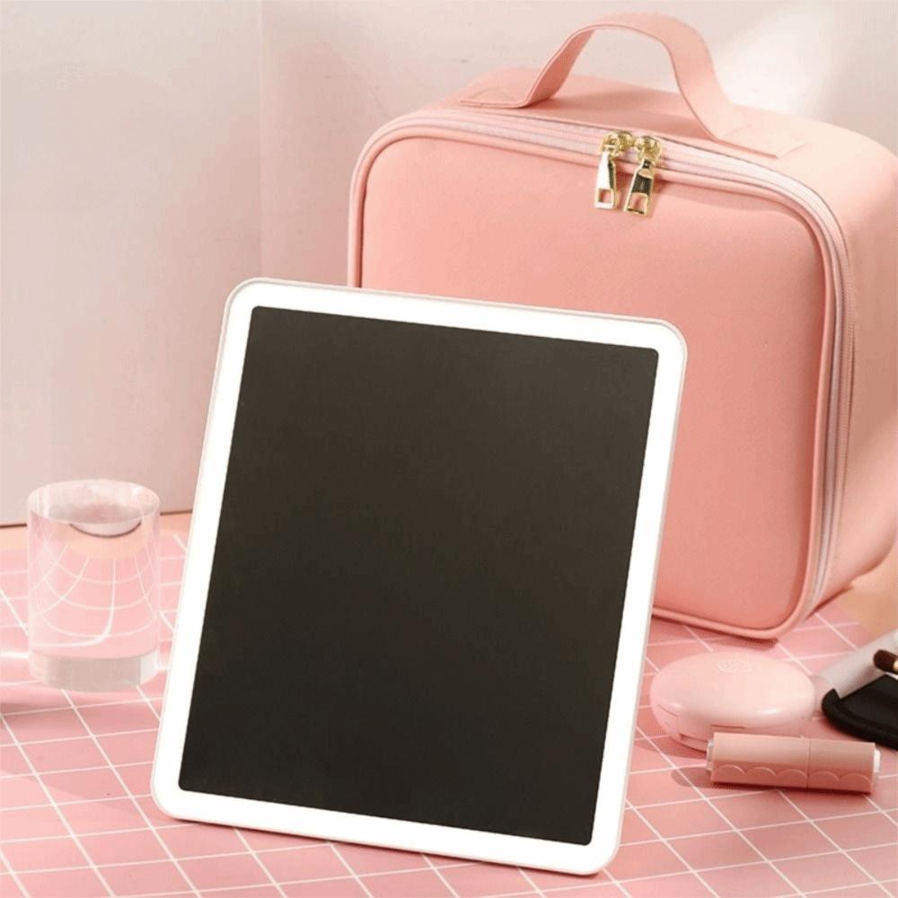 Adjustable Cosmetic Organizer Bag Waterproof Makeup Artist Bag  Travel Use
