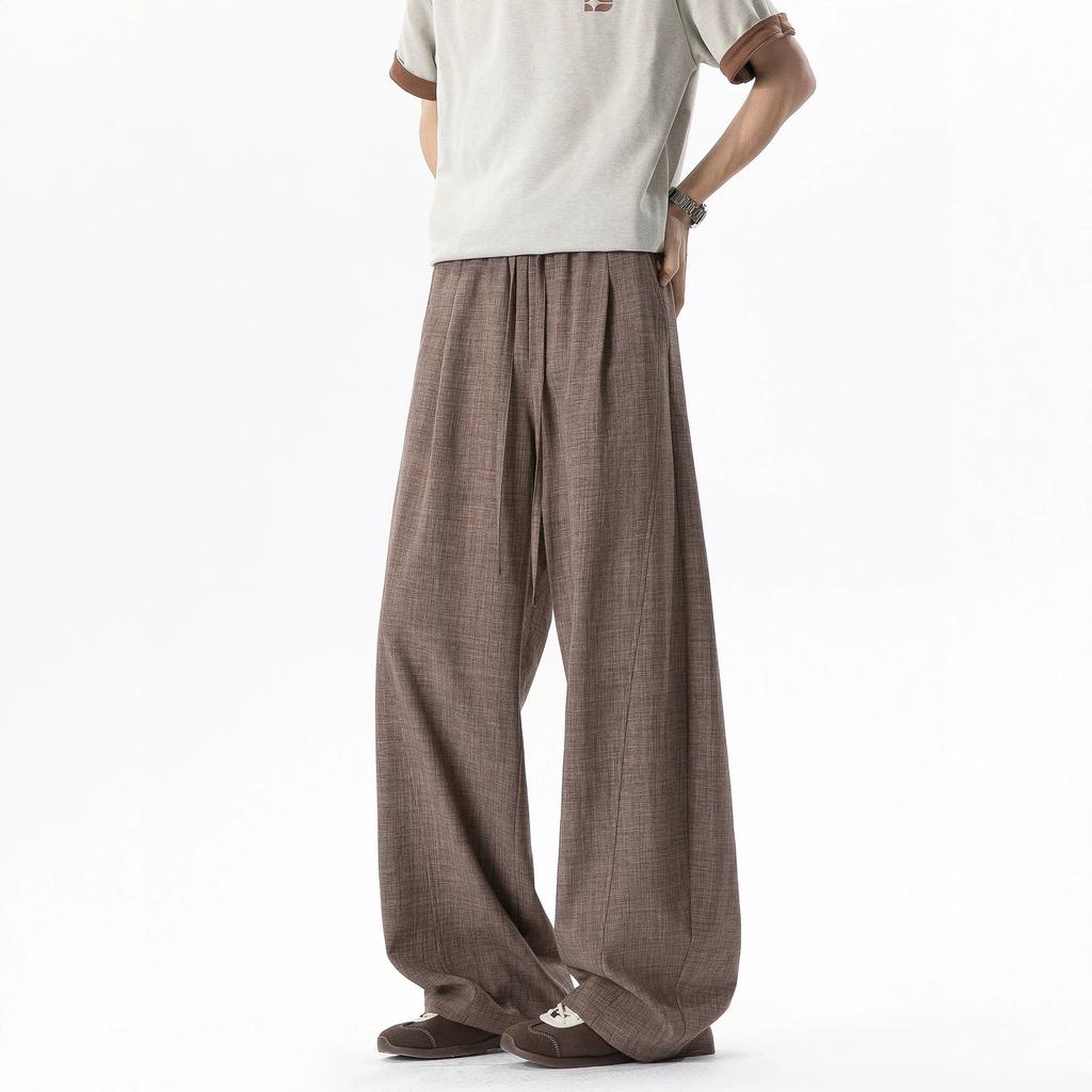 Summer new retro scimitar pants boys versatile loose casual pants daily commuting spot wholesale