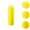 Bottle, Ketchup Pressure Dispenser, Triple Nozzle, Reusable Salad Dressing Seasoning