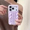 INS Cute Creative Suction Cup Silicone Soft Case For iPhone 17 Air 16 15 14 13 Pro Max Selfie Gadget Holder Sucker Phone Cover