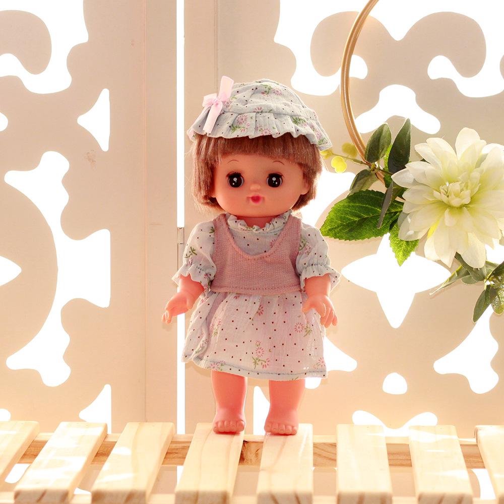 26cm Jointed Doll Compatible with Xiaolemei Clothing and Accessories for Baby Girl Playhouse Dress-Up Practice