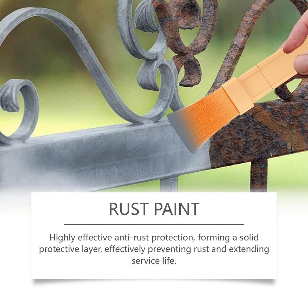 Rust Paint, Quick-Dry Water-Based Rustproof Agent 100g Metal Rust Converter Paint for Truck Trailer Automotive Sedan SUV Car