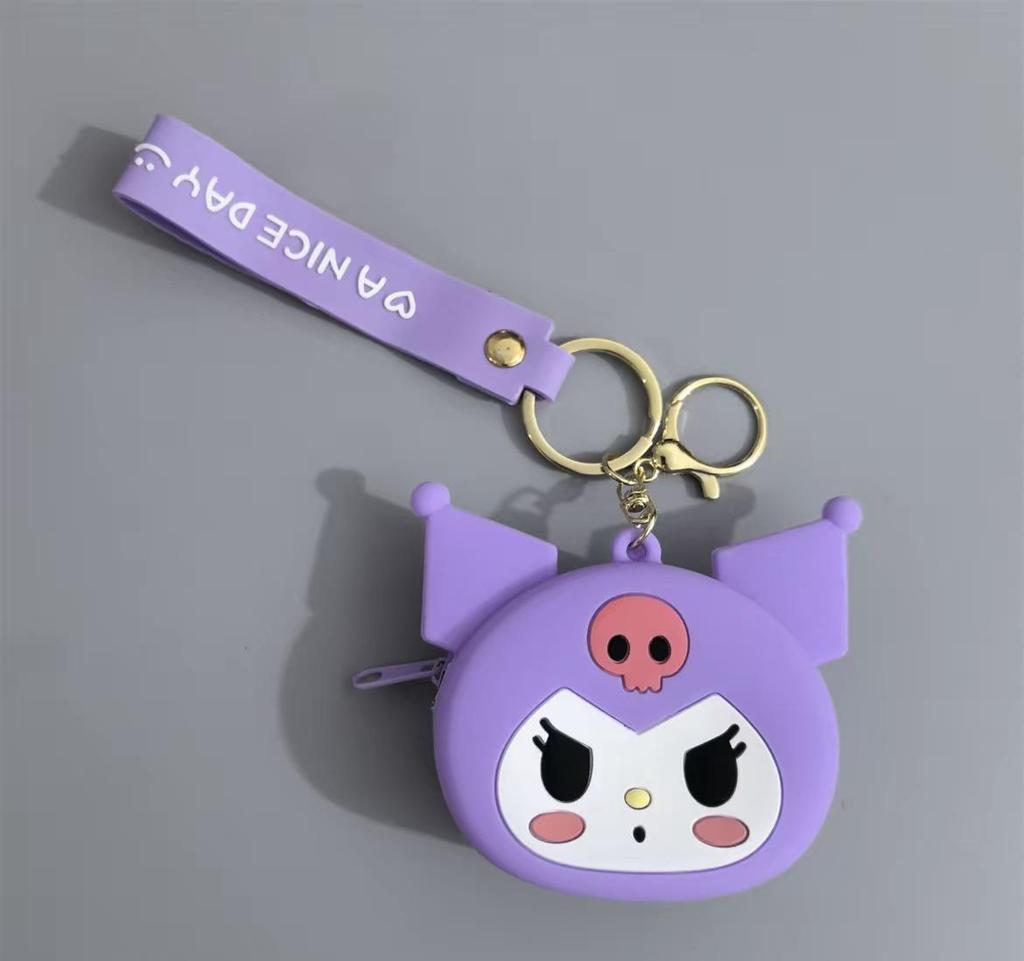 Sanrio Cartoon Silicone Coin Purse - Cute Children's Storage Bag
