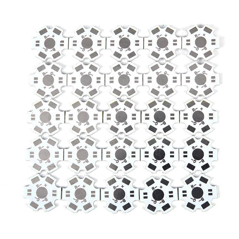 25/100Pcs Heat Sink Led Aluminum Base Plate Pcb Board Substrate 20Mm