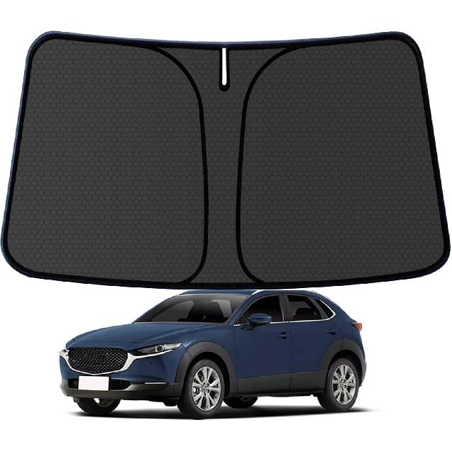 Ized Windshield Sun Shade for Toyota RAV4 -2024 2025 RAV-4 LE XLE Premium Blocks UV Rays Accessories,1:1 Tailored Foldable Thickened Front Window