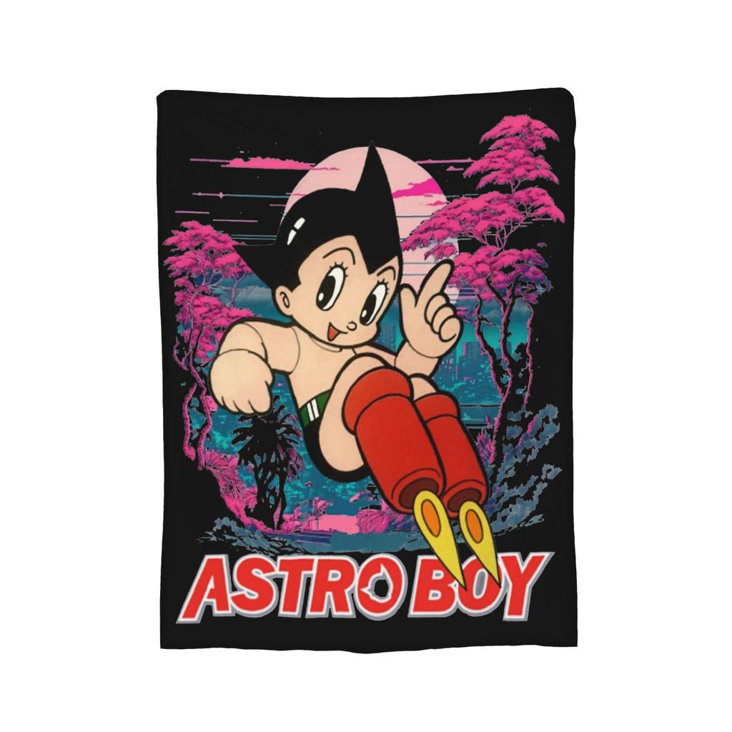 Astroboy Tetsuwan Atom Astro Boy Blankets Flannel Winter Breathable Warm Throw Blanket for Home Outdoor Bedding Throws