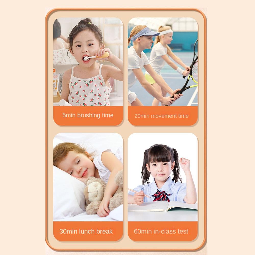 Self-discipline Visual Timer Silent Countdown Timer Cute Kitchen Timer Reminder  Reading Room