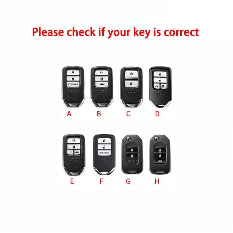 Zinc Alloy Key Case Suitable For Dongfeng Honda Crv Key Case 11, 11Th Generation Civic, 10Th Generation Accord Luxury Edition