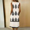 Women's Casual Sleeveless Button-down Mid-length Dress