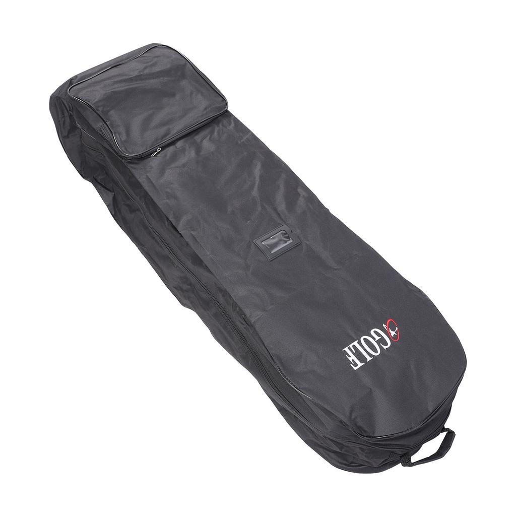 Club Travel Bag with Wheels Abrasion Resistant Oxford Fabric Quiet Rolling Padded Club Luggage Case for Airlines