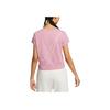 Nike Sportswear Club Fashion Comfortable Versatile Short Sleeve T-Shirt Women Tops Element-Pink Color-Mixing HF9457-646