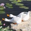 Resin White Pigeon Figurine for Outdoor Garden Decoration