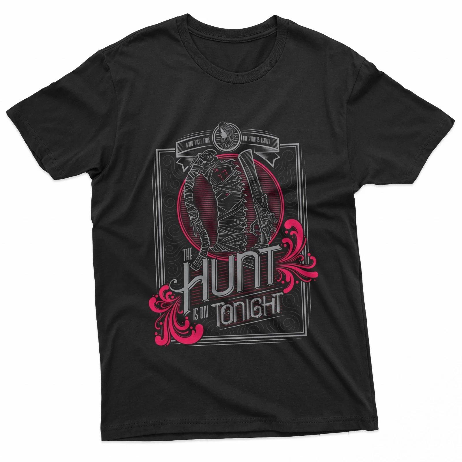 The Hunt Is On Tonight Dark Horror 100% Cotton T-shirt Mens Tees Top L