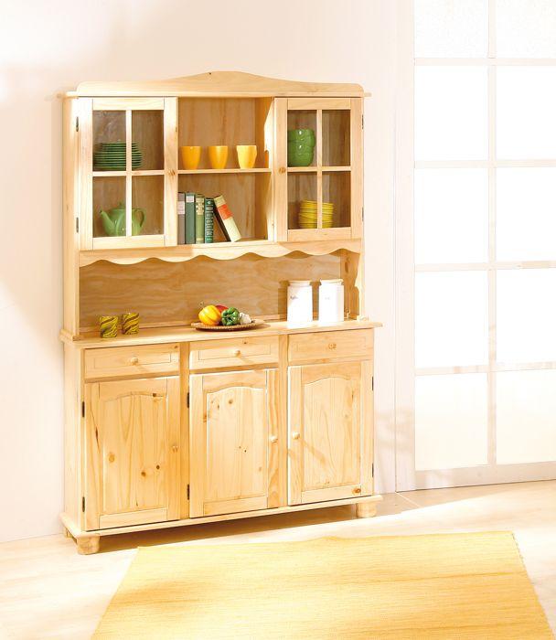 Inter Link Buffet TOSCANA Nature bois massif