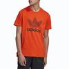 Adidas Originals Trefoil Crew Neck Short Sleeve T-Shirt Men Tops Orange Yellow GK0645