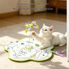 Interactive Motion Activated Cat Toy Hide and Seek Squeaky Mouse Easy to Operate for Home Cat Enrichment Play