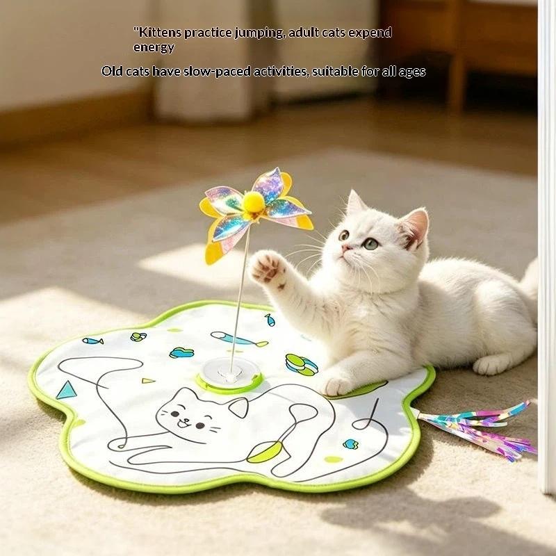 Interactive Motion Activated Cat Toy Hide and Seek Squeaky Mouse Easy to Operate for Home Cat Enrichment Play