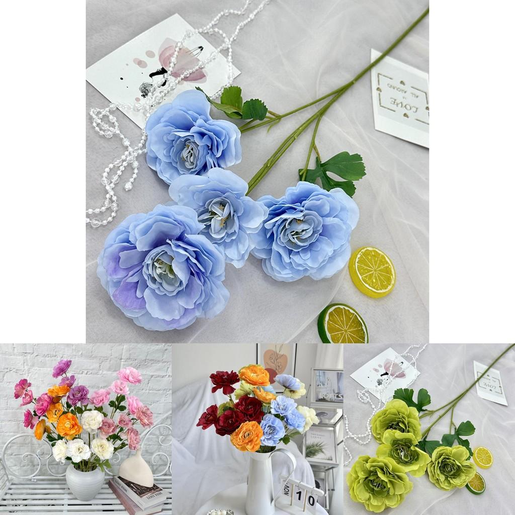 Vintage European Peony Faux Flower Bouquet For Bridal Decor And Creative Photography