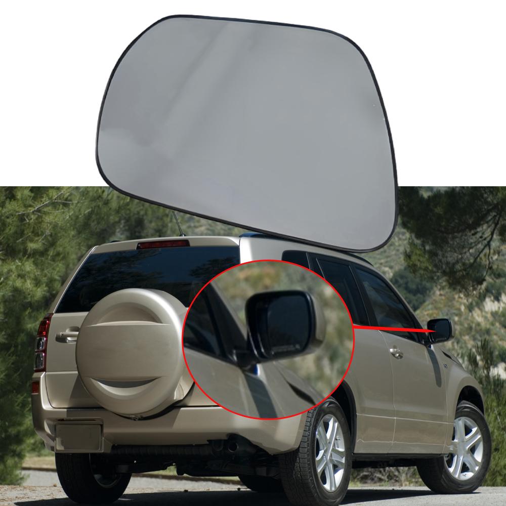 For Suzuki Grand Vitara 2005 2006-2015 Heated Left/Right Side Wing Mirror Glass Rearview Mirror with Base Plate 8474078K30000