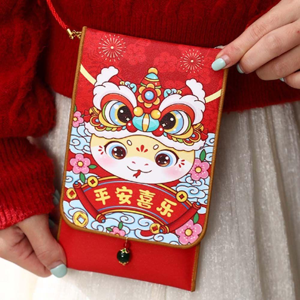 Traditional 2025 Snake Year Red Envelopes Chinese Money Packet Wedding Birthday