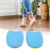 Heel Support Cups Shock Absorption Elastic Heel Pad Breathable Half Heel Insole for Pain Relief