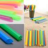 Colorful 100 X Disposable Large Drinking Straws Ideal For Bubble Tea And Milkshakes