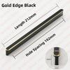 NAIERDI American Style Black Cabinet Handles Aluminum Alloy  Long Furniture Handle Kitchen Cupboard Pulls Drawer Knobs Hardware