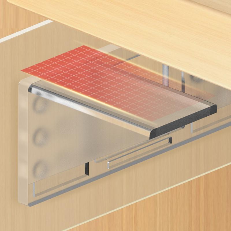 Self Adhesive Cabinet Shelves Support Holder Strong Partition Bracket Holder Pin Clapboard