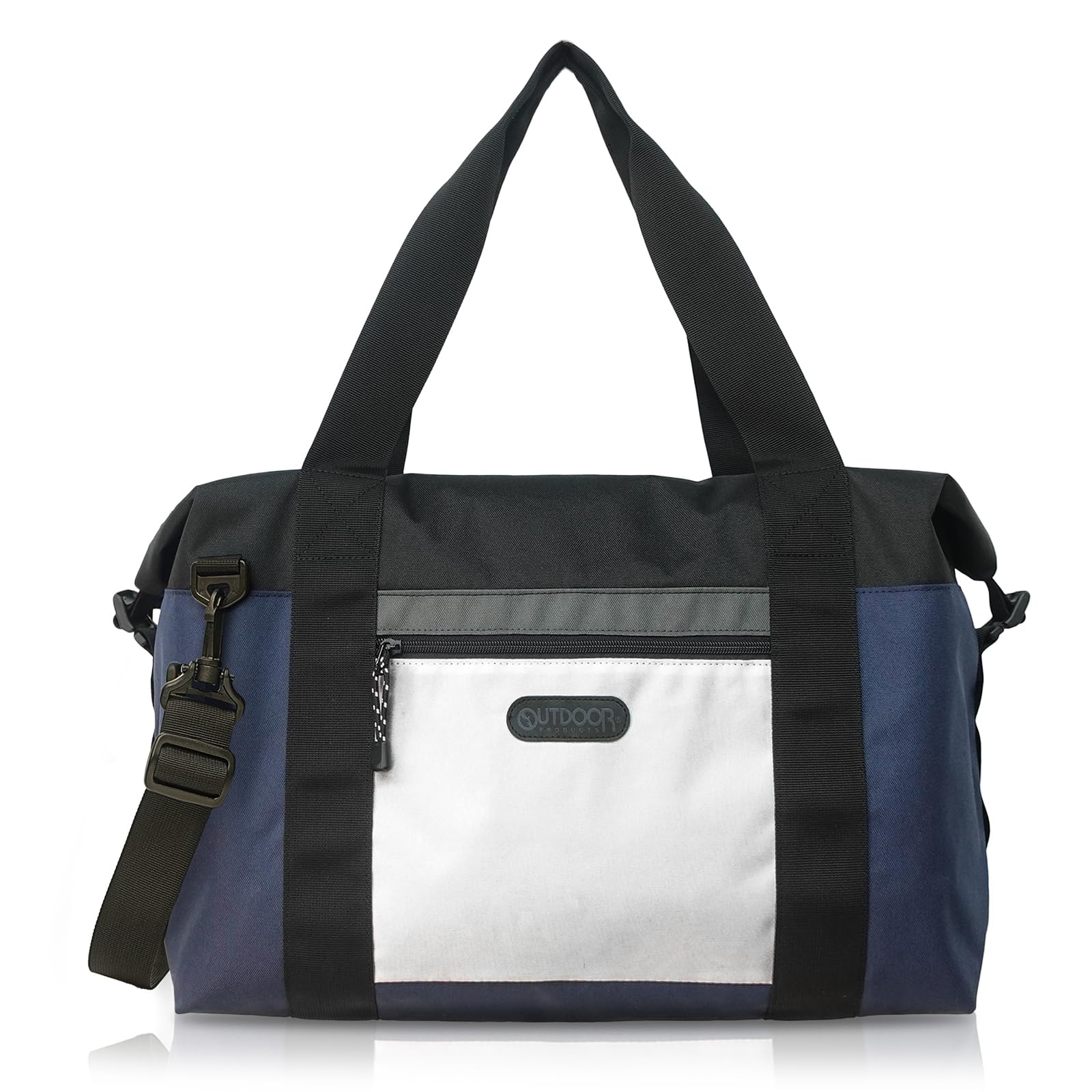 

Boston Bag Large Capacity Adjustable 5 Levels Rough Tote Bag Shoulder Bag White [Outdoor Products]