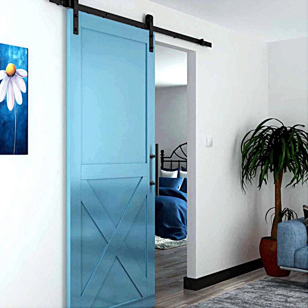 Černá nerezová ocel Vintage rukojeť pro posuvné dveře stodoly