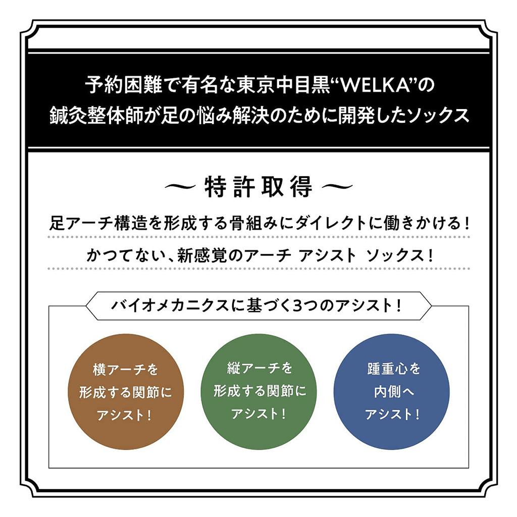 BE ALKA Arch Forming M 5-toe Socks, Black,