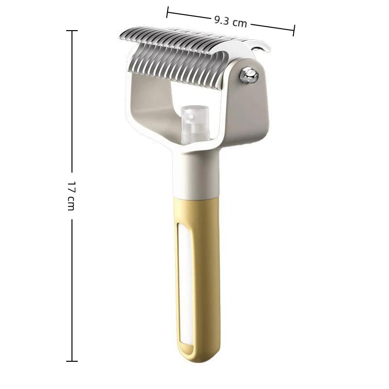 Stainless Steel Pet Spray Comb Self-Cleaning Pet Opening Knots Hair Remove Comb Dogs Cats Grooming Clean Tools Accessories