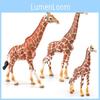 Wildlife Animal Giraffe Decoration Pvc Static Figure For Kids Learning And Display