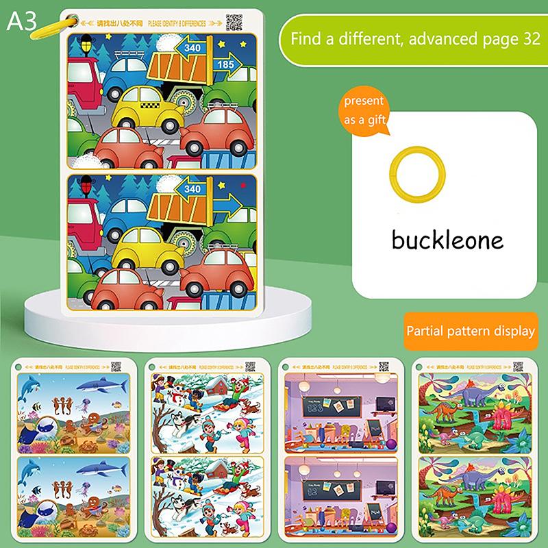 

1 комплект багаторазових освітніх вправ для вивчення природничих наук. Книга-гра «Знайди відмінності», «Концентрація»