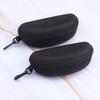 2pcs EVA Zipper Case Black Hook Sunglasses Glasses Case