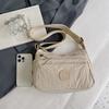 Solid Color Crossbody Bag Women's Multi-Compartment Lightweight Shoulder Bag