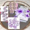 10pcs/set Sweet Gradient Flower Wave Star Hair Clips Claw Clamp Hairpin Women Beach Barrette Hairpin Summer Hair Accessories