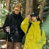 Giacca Outdoor da Montagna da Uomo Autunnale Antivento e Impermeabile Giacca da Lavoro Ampia con Cappuccio Funzionale Casual