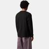 Carhartt WIP Pocket Heart Long Sleeve T-Shirt 'Black' Men's I035300-00E-XX
