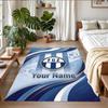 Crystal Velvet Rug Custom Name Text, Soft Non Slip Floor Mat Home DecorFC Zürich