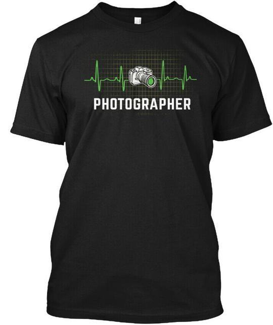 

Heartbeat Photographer T-Shirt Made in the USA Size S to 5XL L