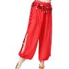 Sequin Belly Dance Pants Loose Bloomers Fashion Show Costumes  Women
