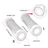 For DERBI DERBI VARIANT SPORT R Accessories Motorcycle Handlebar Grips CNC Aluminum Rubber Hand Thruster Grips