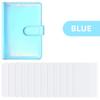 Colorful A6 PU Leather Macaron Budget & Account Book - Multi-functional Cash Diary & Storage Planner