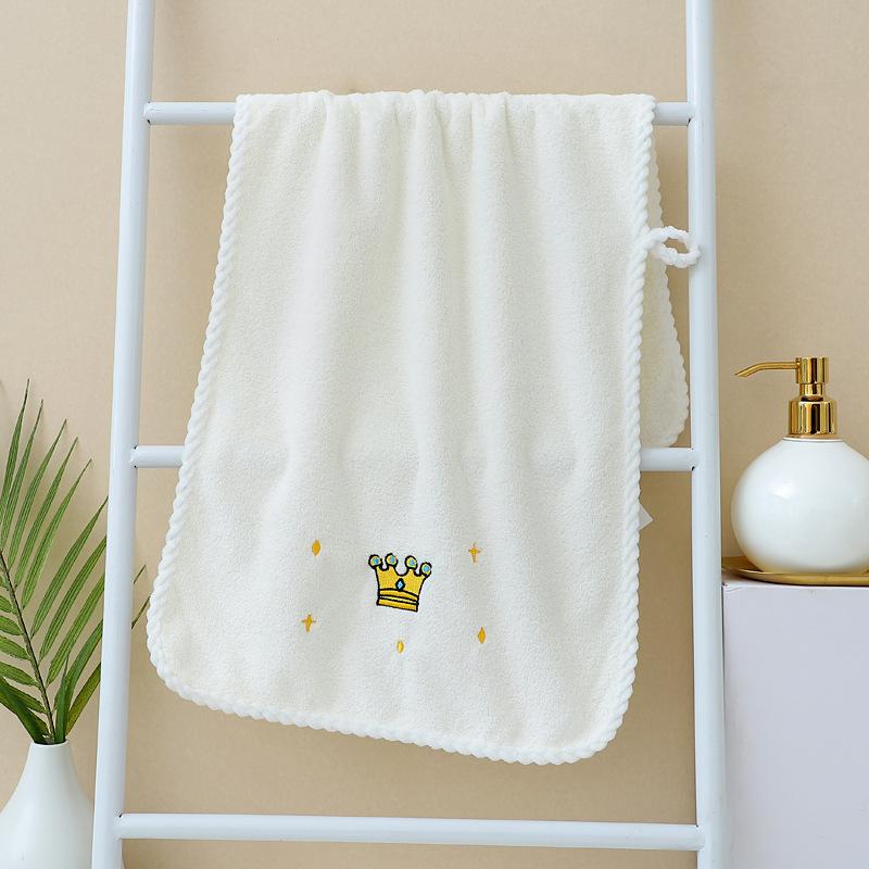 Thickened Absorbent Adult Embroidered Towels for Couples and Children