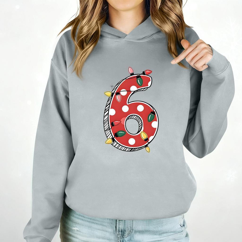 Women's Casual Fashion Outfit Sweatsuit  Printed Long Sleeved  Casual Hooded Sweatshirt