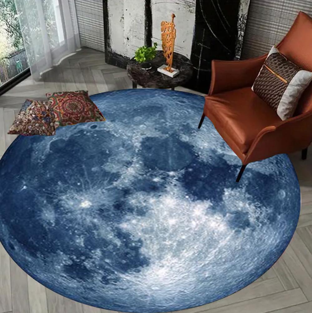 Moon Carpet Retro Persian Bohemian Round Carpet Living Room Living Room Bedroom Carpet Courtyard Carpet Carpet Room Decoration